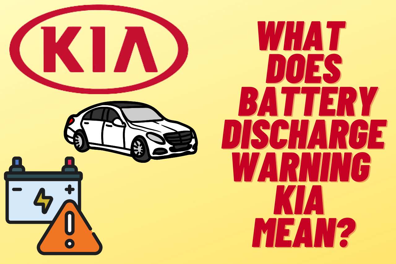 Battery discharge warning KIA