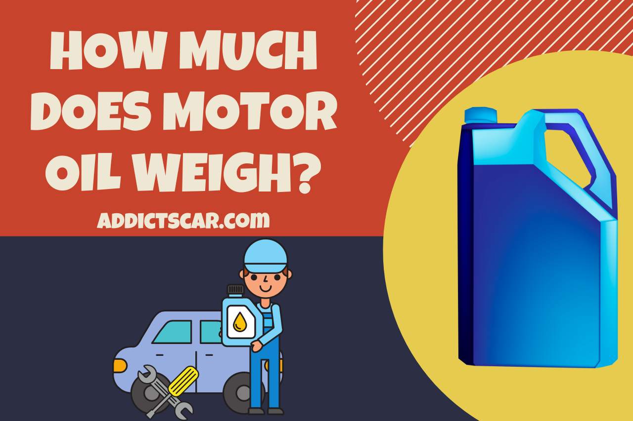 how much does motor oil weigh