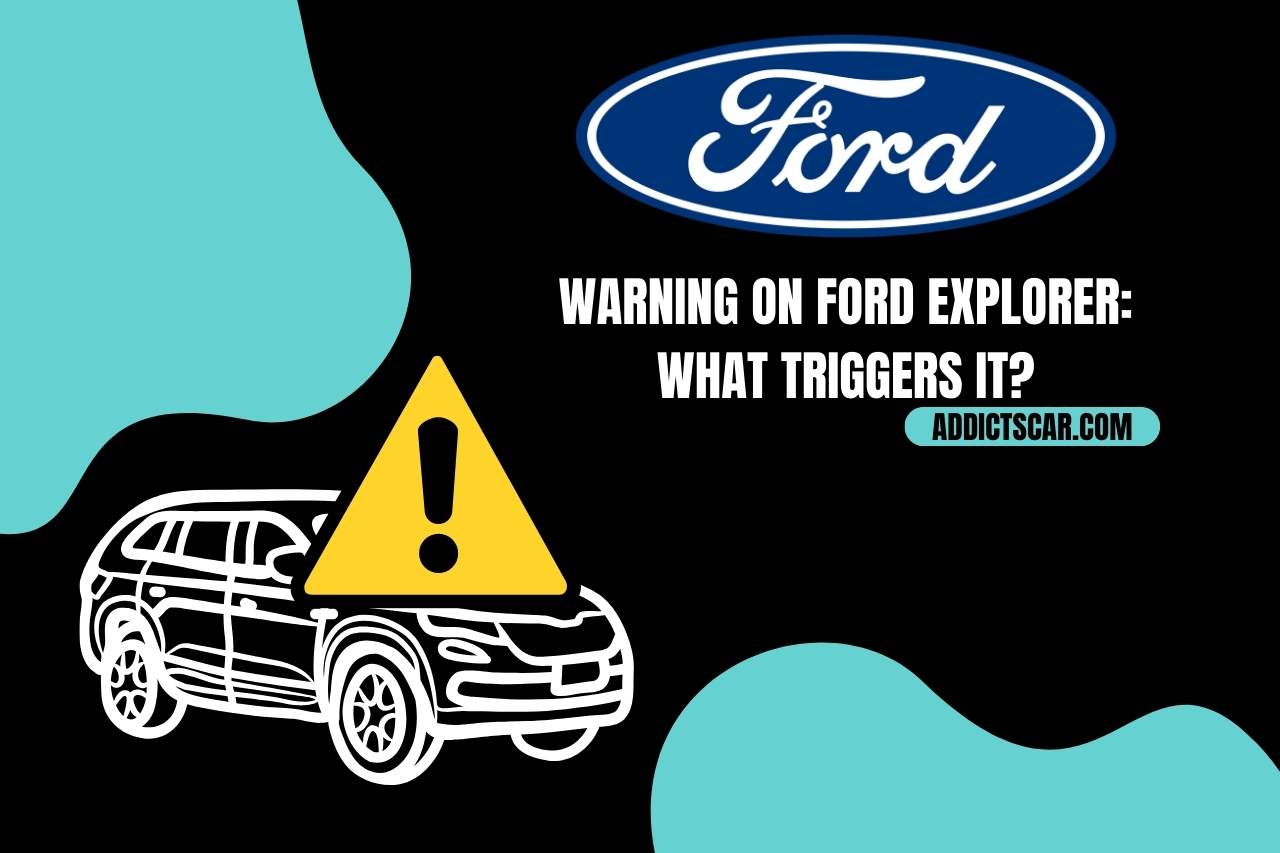 Warning on Ford Explorer: What Triggers It