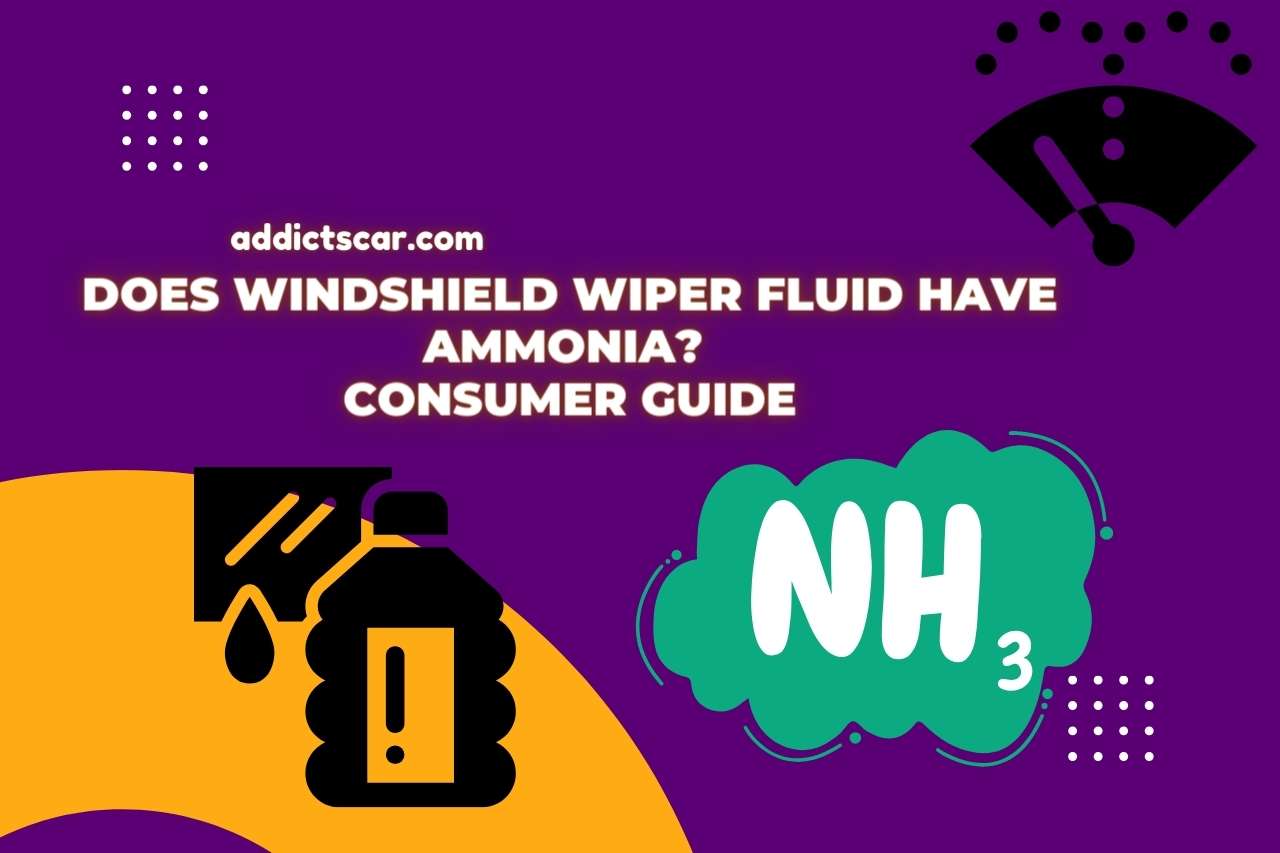 Does windshield wiper fluid have ammonia